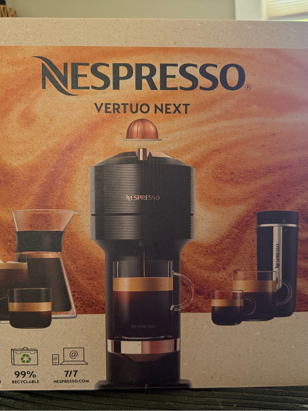 Brand new never opened Nespresso machine.
